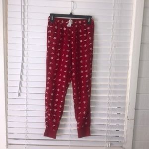 Christmas Hollister night pants